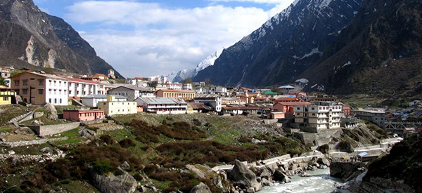 View of Badrinath,India